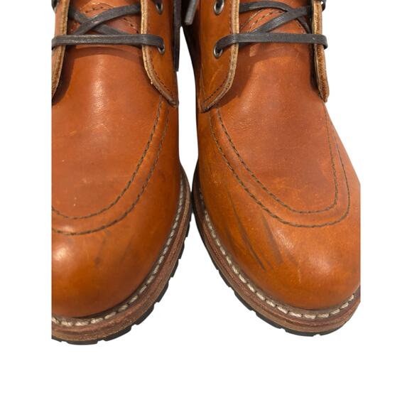 Red Wing Boots Womens 9 Clara Heeled Oro Brown Legacy Leather Moc Toe - Picture 4 of 10